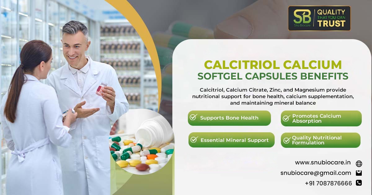 calcium softgel capsules benefits